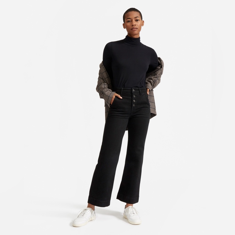 Everlane The Button-Fly Wide-Leg Jean